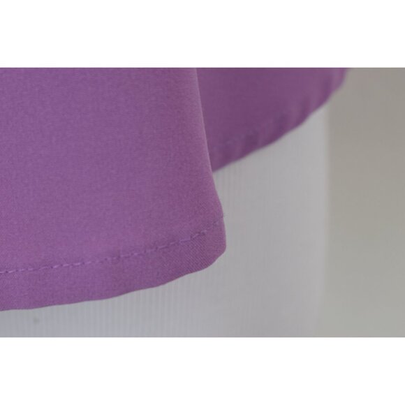 Vintage 90s Purple Stretch Blouse by Kathy Chen |‎ size 8 - Picture 6 of 10